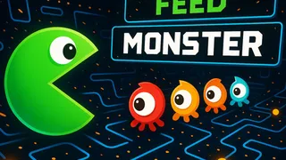 Navigate a challenging labyrinth, collect glowing dots, and outsmart the creatures on your tail in this retro arcade game. Test your reflexes and play now!