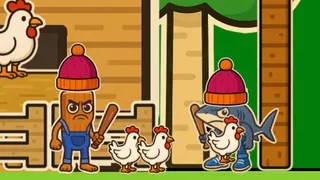 Challenge a friend in a frantic farmyard competition! Race to break crates, catch chickens, and be the first to fill your coop in this fun arcade game. Play…