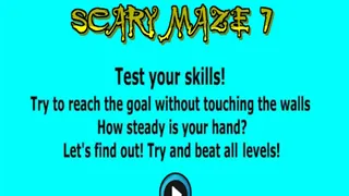 Navigate the treacherous corridors in Scary Maze 7. This classic challenge demands ultimate focus and a steady hand to succeed. See if you can reach the end!