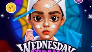 Embrace the macabre and chic in this unique beauty salon game. Guide a famous gothic character through a three-stage makeover from facial care to final outfit.