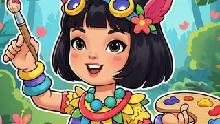 Unleash your creativity in this vibrant coloring game. Choose from many jungle scenes and bring them to life with a rich palette of colors. Start coloring now.