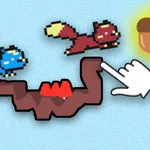 Unleash your creativity in this unique drawing game where you design the level! Challenge a friend, draw paths, and race to the acorn. Play now for free.