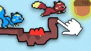 Unleash your creativity in this unique drawing game where you design the level! Challenge a friend, draw paths, and race to the acorn. Play now for free.