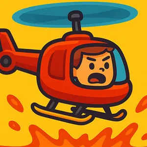 Navigate treacherous platforms and escape the rising tide of molten rock in this challenging 3D adventure. Test your reflexes and see if you can reach safety.