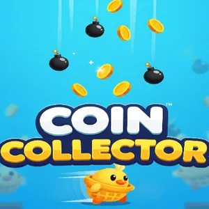 Test your reflexes in Coin Collector! Dodge dangerous bombs and catch falling coins to rack up a high score in this fast-paced arcade game. Play now for free.