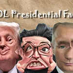 Unleash your creativity in this hilarious political caricature game. Distort, mix, and accessorize famous faces to create funny masterpieces. Play now for free.