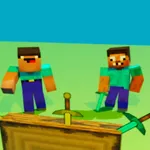 Test your precision in this blocky knife-throwing challenge. Aim carefully to hit spinning targets and defeat bosses. Play solo or challenge a friend now.