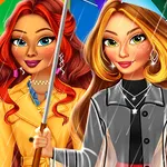 Embrace the challenge of rainy day fashion! Mix and match cute coats, boots, and umbrellas to design the perfect look for gloomy weather in this fun dress-up…