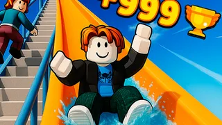 Ascend towering structures and race down thrilling slides to collect coins in this vibrant obby game. Team up with cute pets to boost your earnings. Play now!