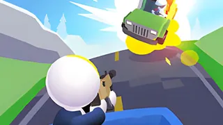 Survive a relentless chase by shooting down enemies, including giant dinosaurs! Test your aim and reflexes in this action-packed arcade shooter and play today.