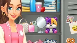 Organize messy lockers and desks, then create the perfect outfit in this fun school fashion challenge. Play Sort And Style for a creative dress-up makeover…