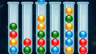 Challenge your mind with this relaxing color sorting puzzle. Plan your moves carefully to organize the bubbles into their correct tubes and clear the board.