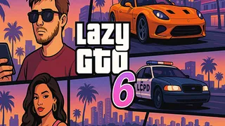 Explore a massive city at your own pace in Lazy GTO 6. Drive cars, discover hidden areas, and enjoy total freedom in this sandbox adventure. Play for free now.
