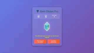 Click your way to riches in Gem Clicker Pro. Accumulate gems, invest in powerful upgrades, and watch your fortune grow in this satisfying idle clicker. Play…