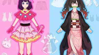 Unleash your inner stylist in this cute anime dress-up game. Mix and match from a huge wardrobe of clothes and accessories to design your dream cosplay girl.