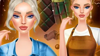 Learn a decadent chocolate bar recipe as you help Ellie find ingredients, mix fillings, and decorate your creation in this fun cooking and dress-up simulation.