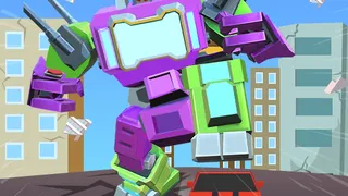 Command a massive robot and wreak havoc on a sprawling cityscape. Smash buildings and vehicles in this satisfying action game and see how much you can destroy.